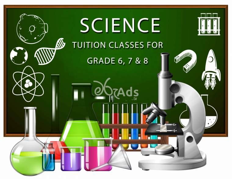 science tuition classes for grade 6 7 8 students in piliyandala