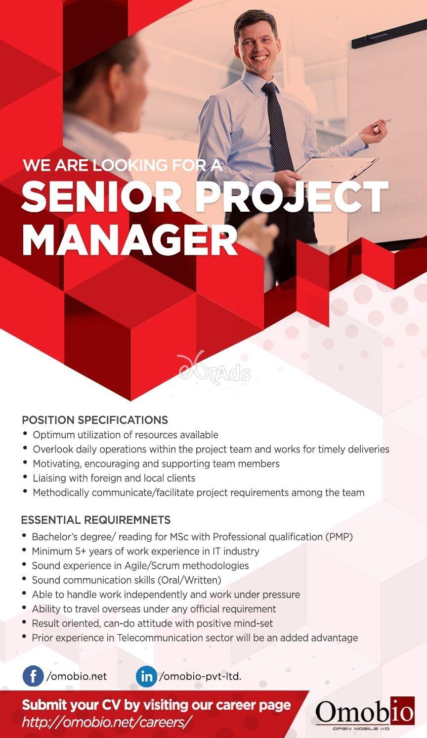 Software Engineer, Project Manager, Business Analyst, UI/UX Engineer, QA Engineer -  Omobio (Pvt) Ltd