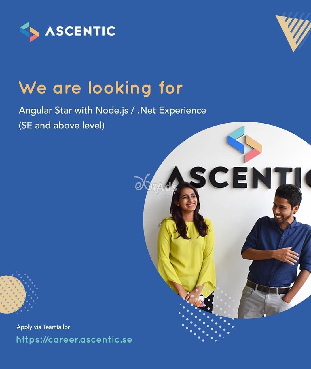 Software Engineer - Ascentic Pvt Ltd