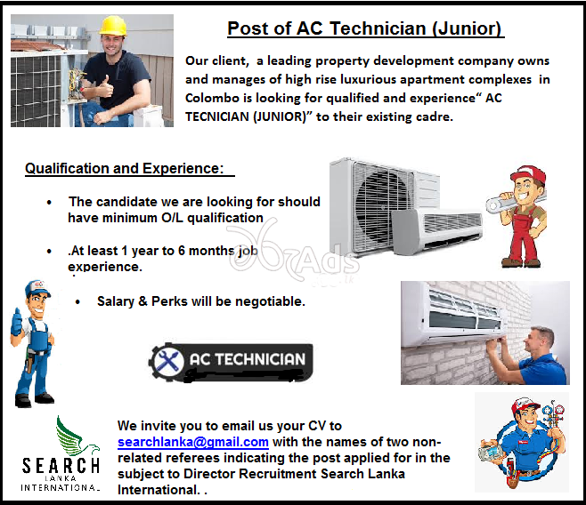 Post of AC Technician (Junior)