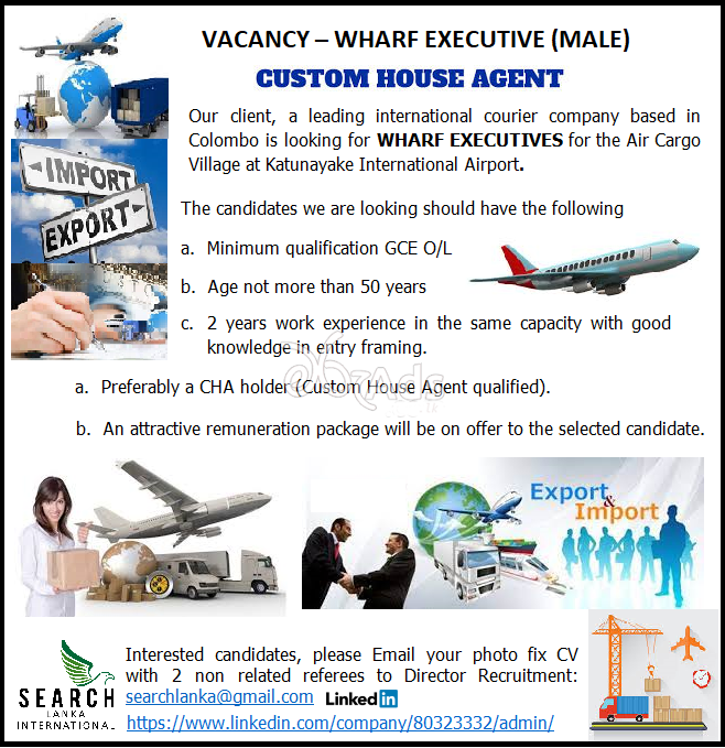 VACANCY – WHARF EXECUTIVE (MALE)