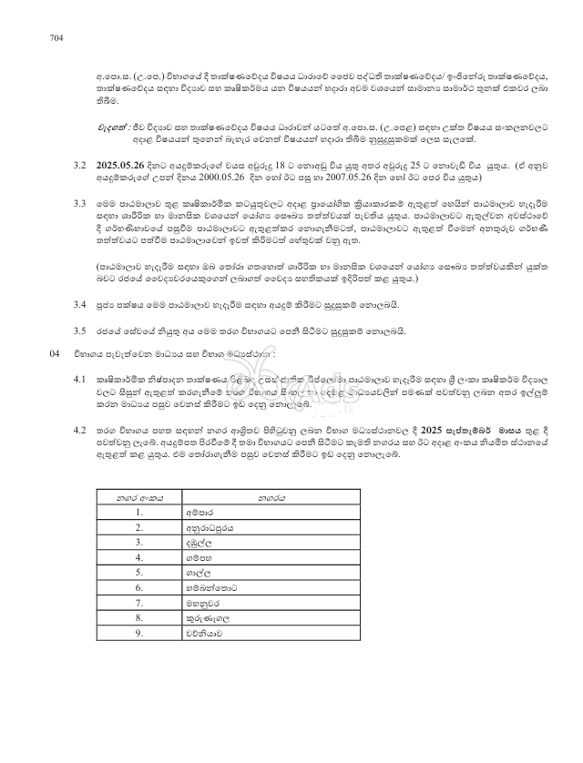Higher National Diploma in Agricultural Production Technology (2026/2028) - Sri Lanka Schools of Agriculture