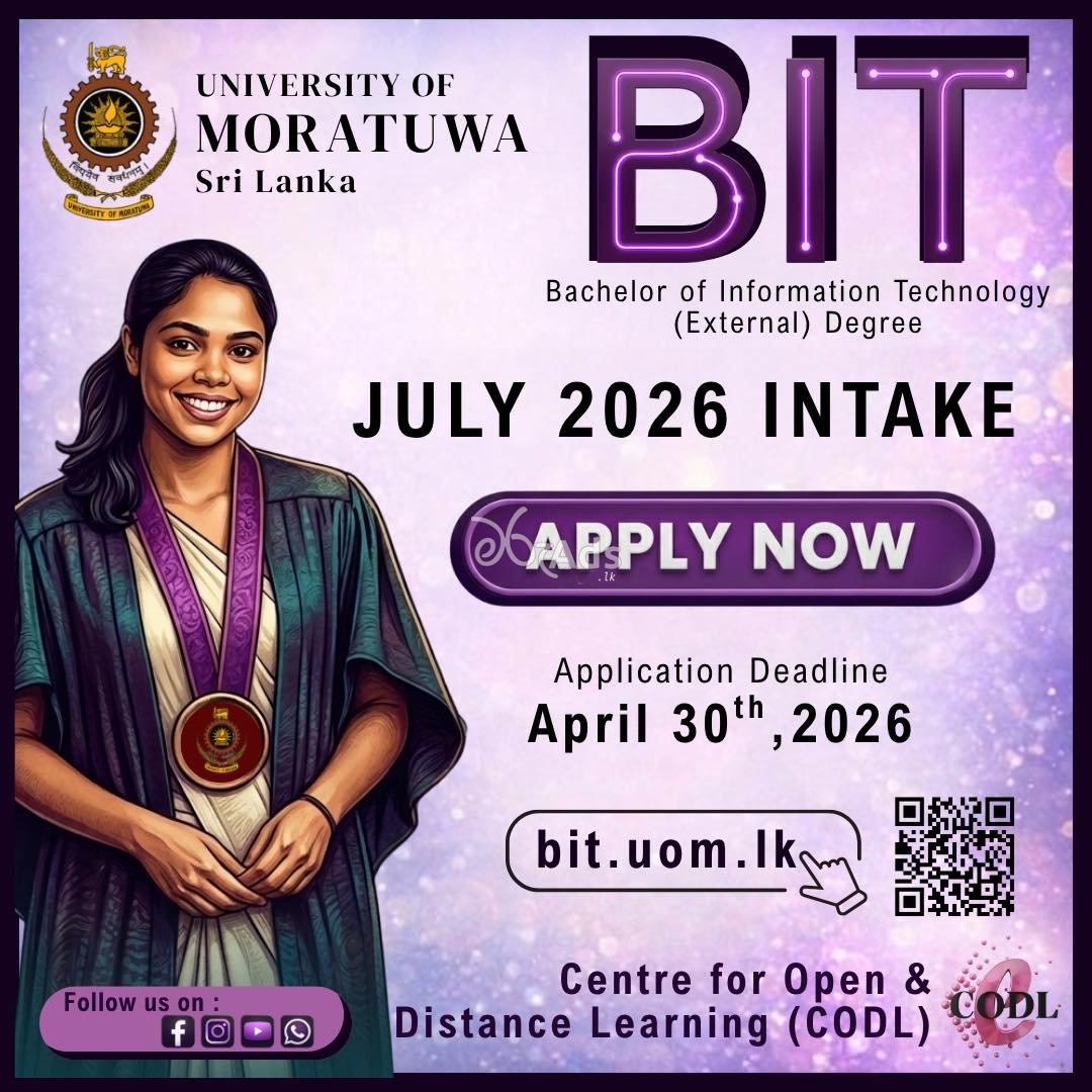 Bachelor of Information Technology - University of Moratuwa
