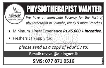 Physiotherapist Job Vacancy Colombo
