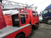 Unregistered Mitsubishi FUSO fighter ladder truck, maruads.lk