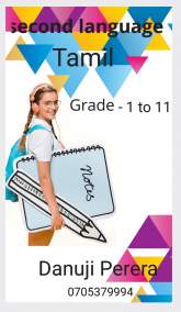 Second language Tamil class, maruads.lk