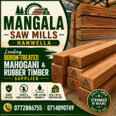Boron Treated Timmber Mahogany & Rubber Supply - Mangala Saw Mills, maruads.lk